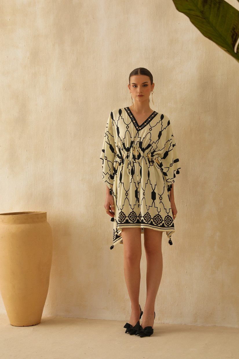 ワンピース Heriter Table cloth kaftan dress25SS Shanti Cotton Gauze Kaftan ~ Pepper Sustainable Kaftan Dress Up to